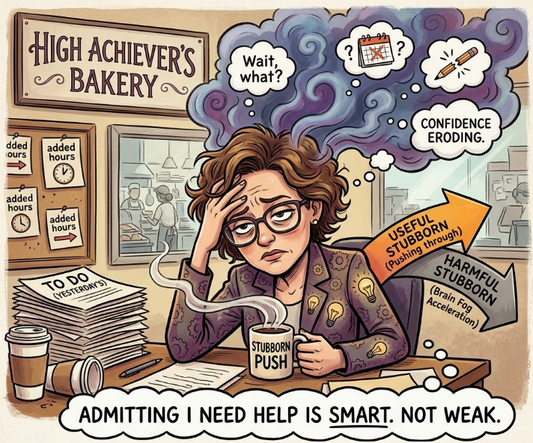 Trying to push beyond what's humanly possible by working more instead of problem solving, getting more and more stressed and behind.